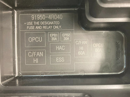 2011-2013 KIA OPTIMA 2.4L SEDAN ENGINE COMPARTMENT RELAY FUSE BOX ASSY OEM
