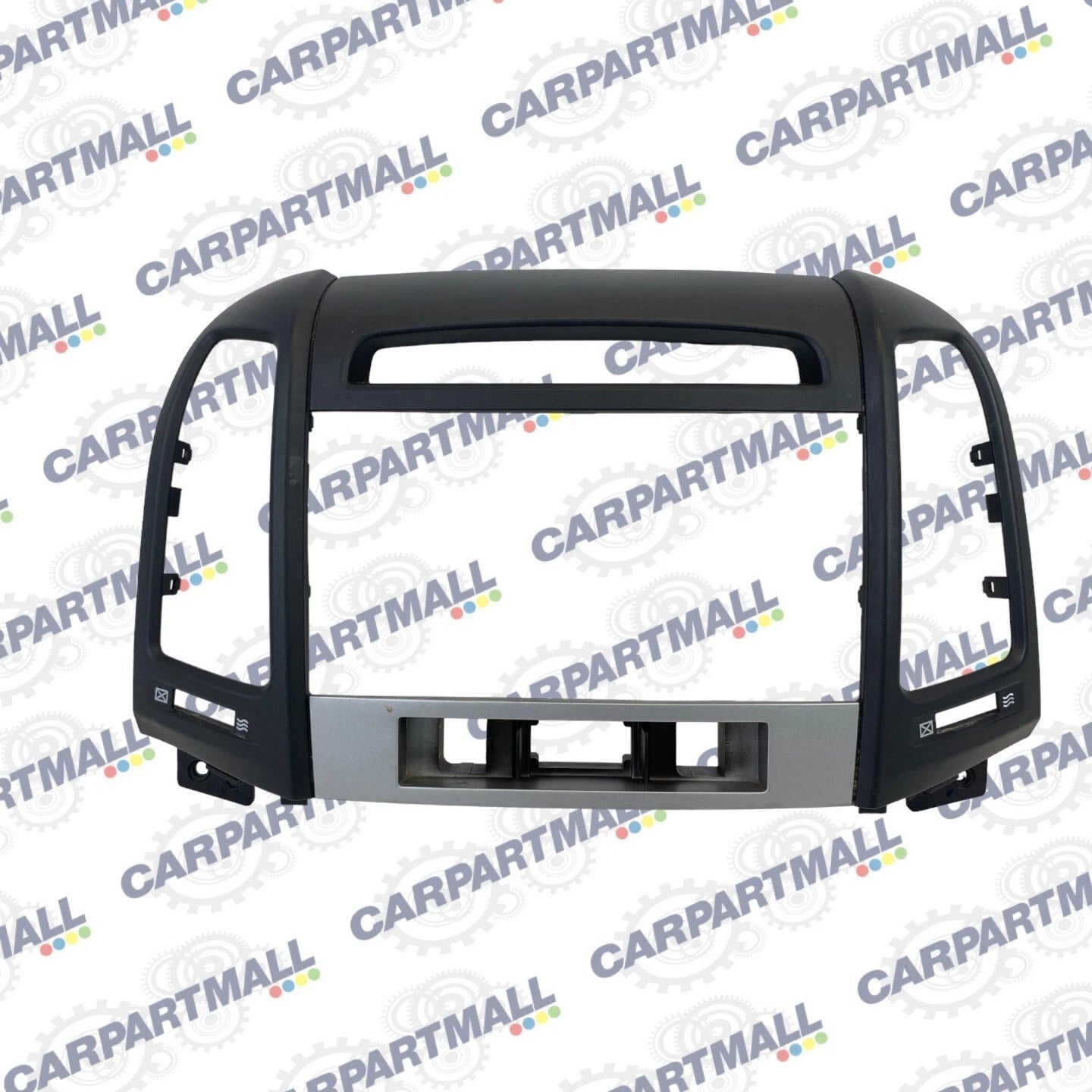 2007-2009 HYUNDAI SANTA FE DASH CENTER RADIO CLIMATE CONTROL BEZEL TRIM OEM