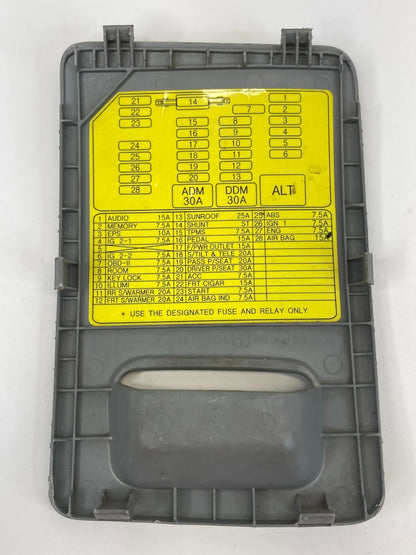 2009 09 KIA BORREGO DASH FUSE BOX END CAP COVER LID TRIM 84760-2J000 OEM