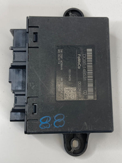 2013-2016 Ford Fusion Front Left Driver Door Control Module Unit DG9T-14B531