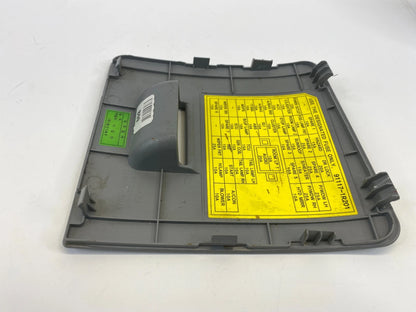 2012-2014 HYUNDAI ACCENT INTERIOR DASH FUSE BOX ACCESS COVER LID CAP 84755-1R000