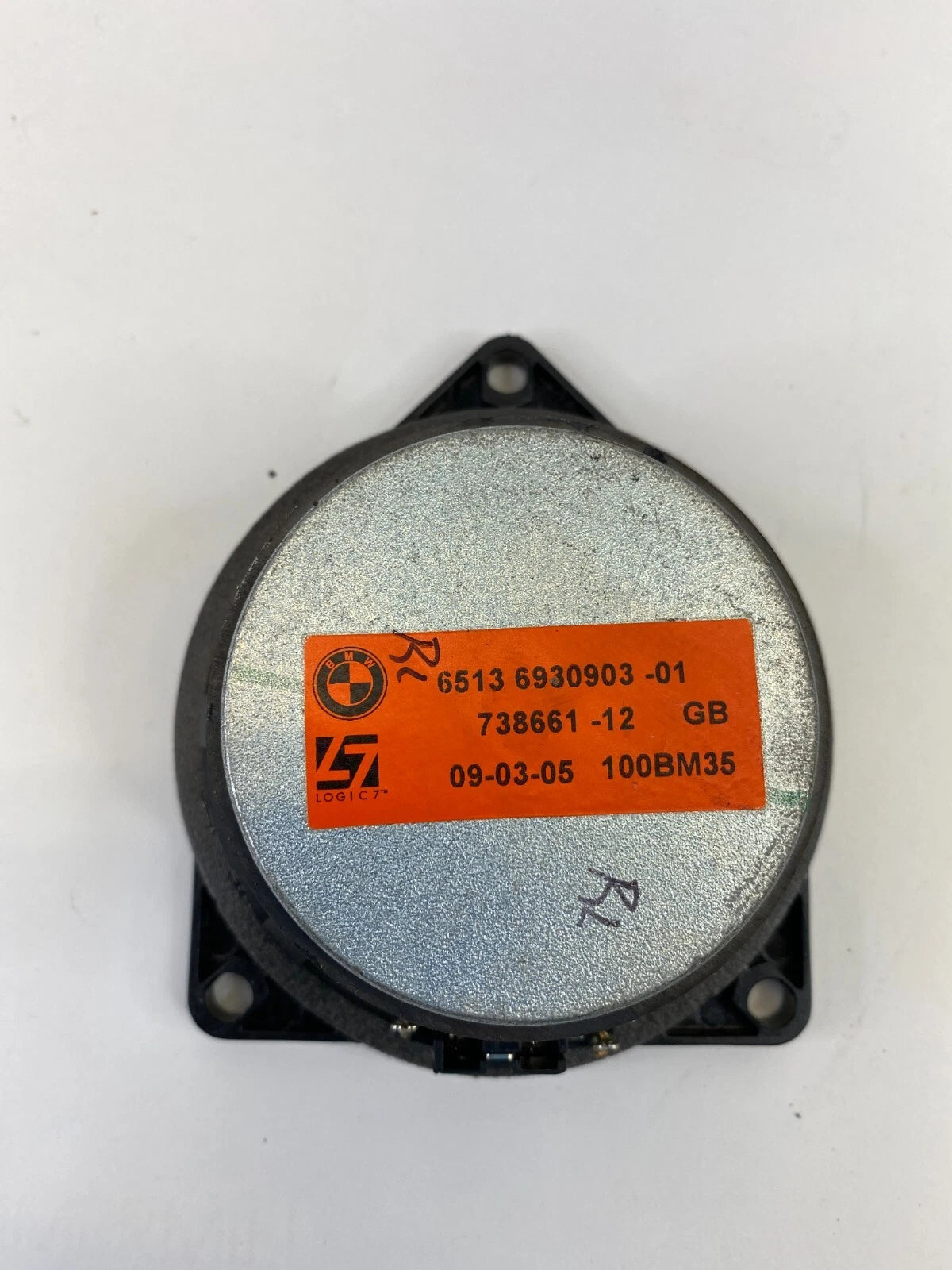 2004-2007 BMW 530I 525I REAR LEFT BACK DOOR AUDIO SOUND SPEAKER 65136930903 OEM