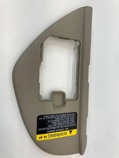 07-09 HYUNDAI ELANTRA DASH LEFT DRIVER END CAP COVER PAD TRIM PANEL 84716-2H000