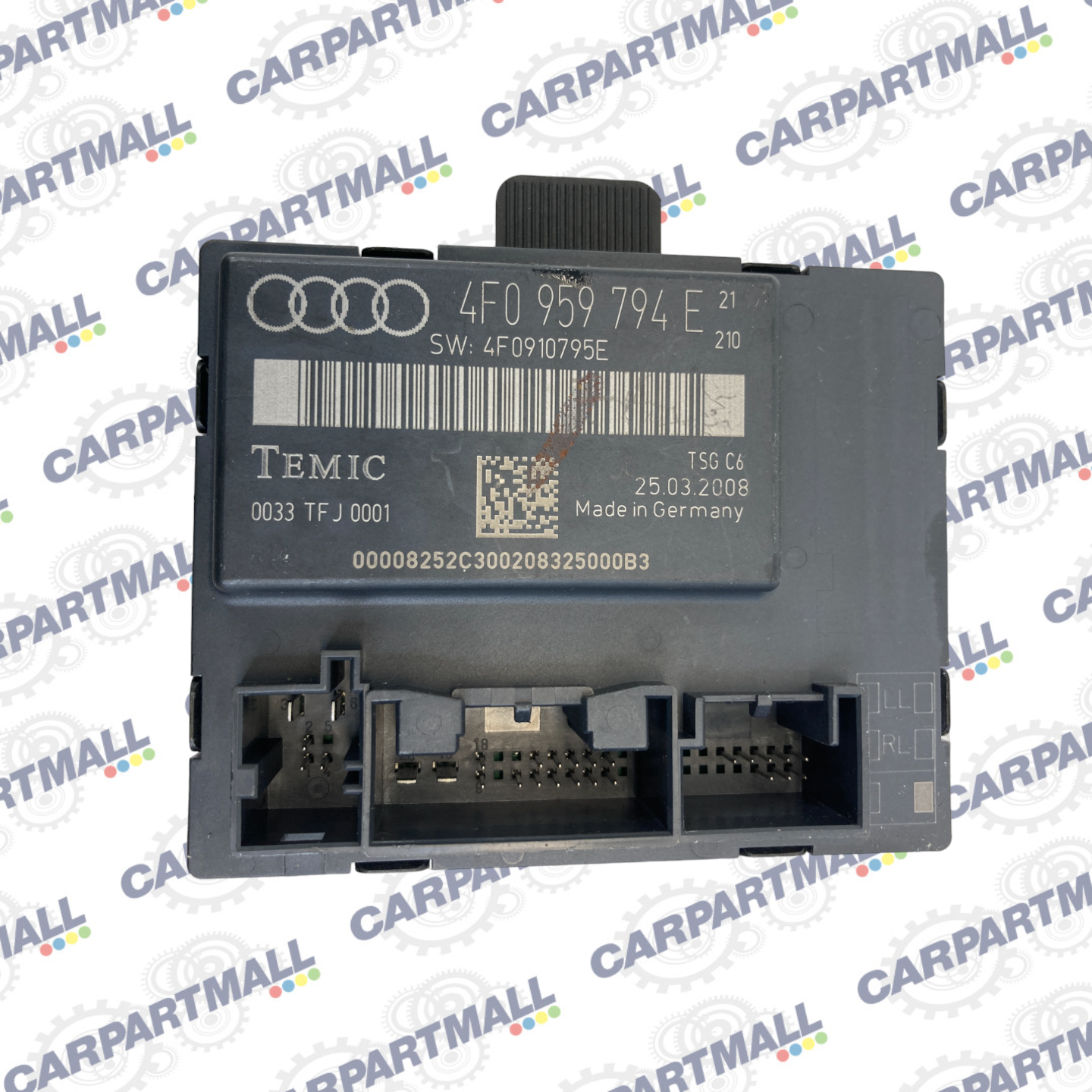 2006 2007 2008 Audi A6 Rear Right Side Door Control Module 4F0-959-794-E