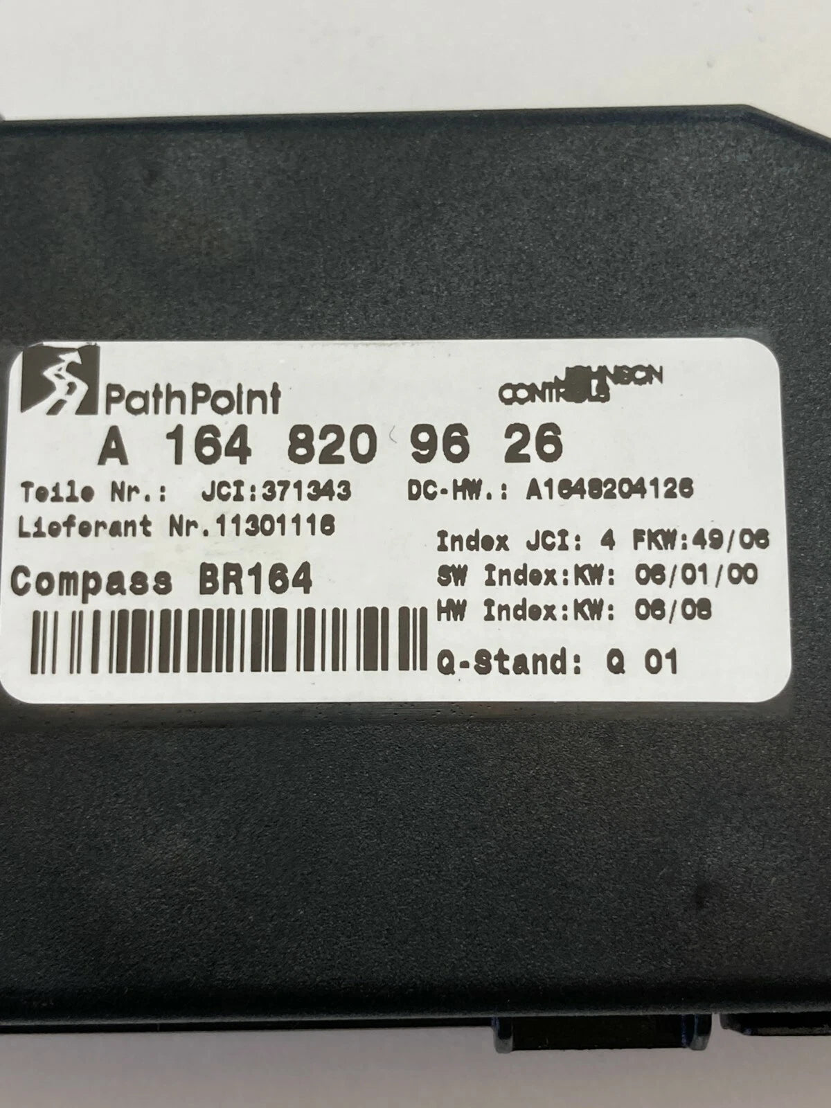 2006-2012 MERCEDES-BENZ R350 COMPASS SENSOR CONTROL MODULE UNIT OEM A1648209626