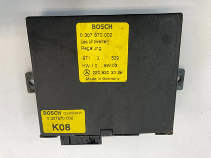 2000-2006 MERCEDES-BENZ S500 FRONT HEADLIGHT CONTROL MODULE UNIT OEM 2208203026