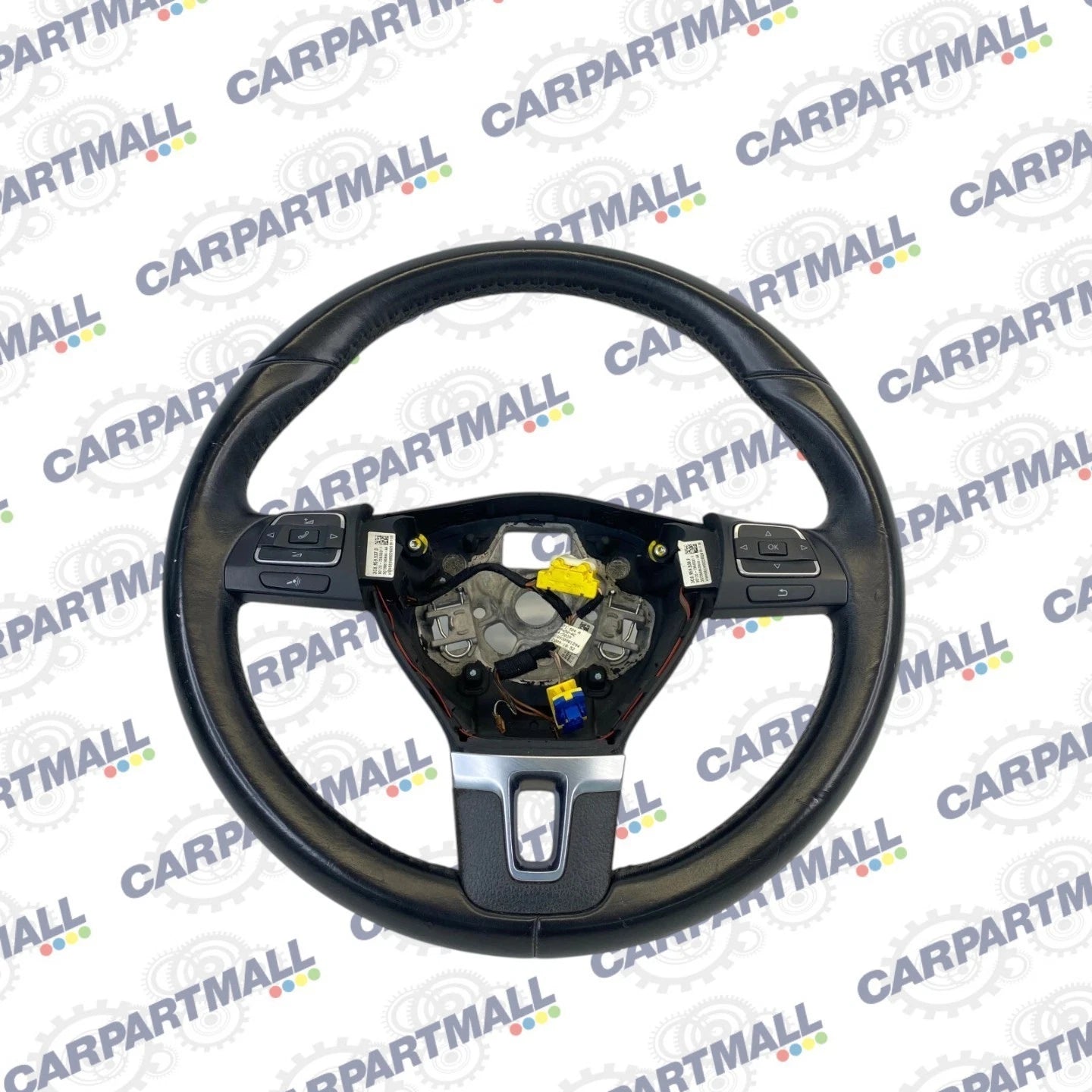 2010 VW PASSAT 2009-2017 VW CC STEERING WHEEL W/ CONTROL SWITCHES LEATHER OEM