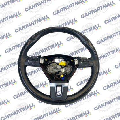 2010 VW PASSAT 2009-2017 VW CC STEERING WHEEL W/ CONTROL SWITCHES LEATHER OEM
