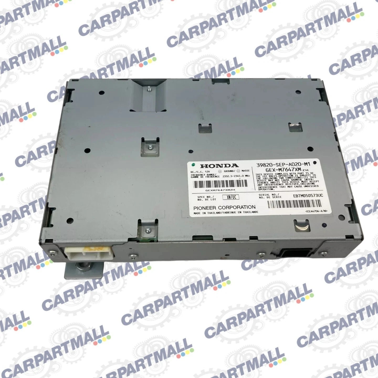 2004 2005 ACURA TL SATELLITE RECEIVER RADIO CONTROL MODULE 39820-SEP-A020-M1