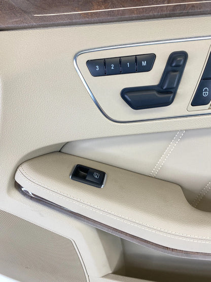 2006-2016 MERCEDES-BENZ E350 FRONT RIGHT SIDE INTERIOR DOOR PANEL W/ SWITCHES