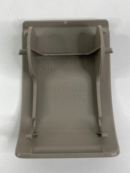 06-11 HONDA CIVIC REAR DECK LID CHILD SEAT ANCHOR COVER PLATE 84501-SNA-A011 OEM