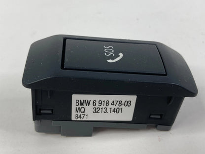 09 10 BMW 535I XDRIVE EMERGENCY CALL PUSH CONTROL SWITCH BUTTON 691847803 OEM