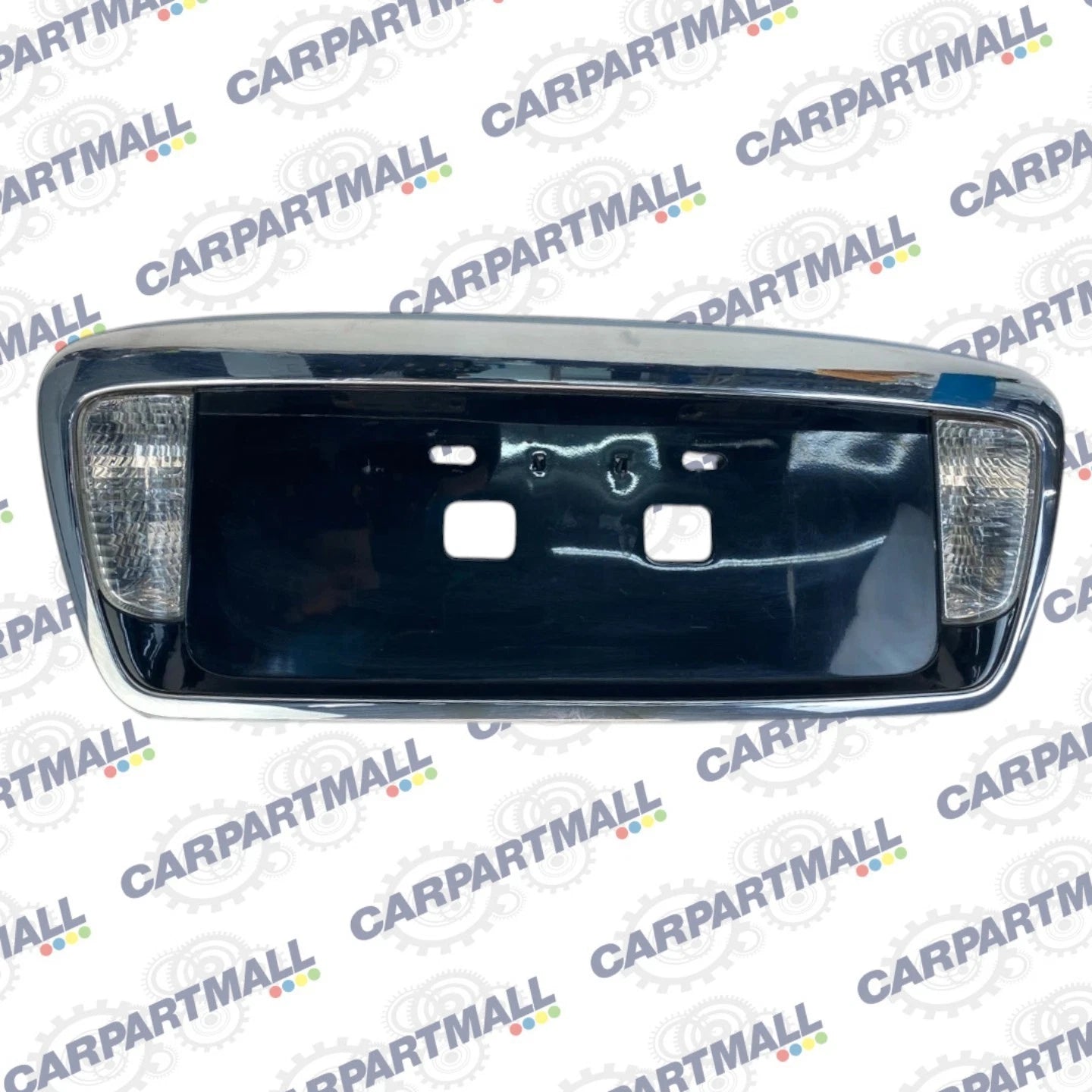 2004-2006 KIA AMANTI REAR TRUNK LID LICENSE PLATE BEZEL W/ BACKUP LAMPS 873713F0