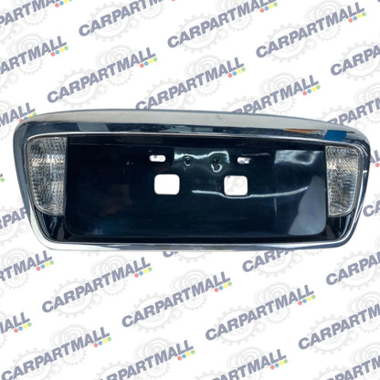 2004-2006 KIA AMANTI REAR TRUNK LID LICENSE PLATE BEZEL W/ BACKUP LAMPS 873713F0