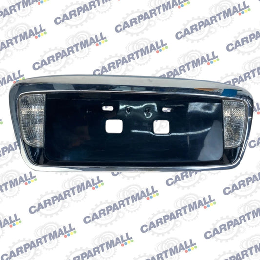 2004-2006 KIA AMANTI REAR TRUNK LID LICENSE PLATE BEZEL W/ BACKUP LAMPS 873713F0