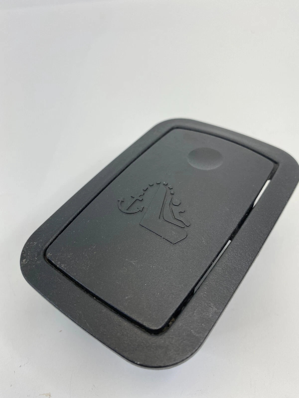 11-19 CHEVROLET CRUZE SEDAN REAR SEAT DECK CHILD SAFETY ANCHOR HOOK COVER TRIM