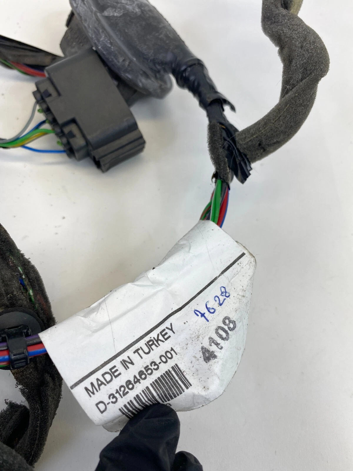 2008-2011 VOLVO XC70 REAR LEFT SIDE DOOR WIRE WIRING HARNESS CABLE 31264653 OEM