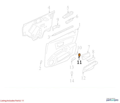 04-06 CADILLAC SRX FRONT RIGHT PASSENGER DOOR LOCK CONTROL SWITCH 25752613 OEM