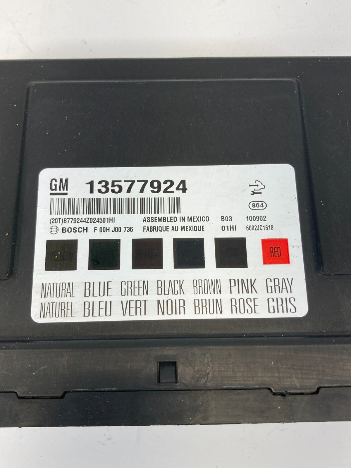 2011 Buick Regal Body Computer Control Module BCM BCU 13577924 OEM