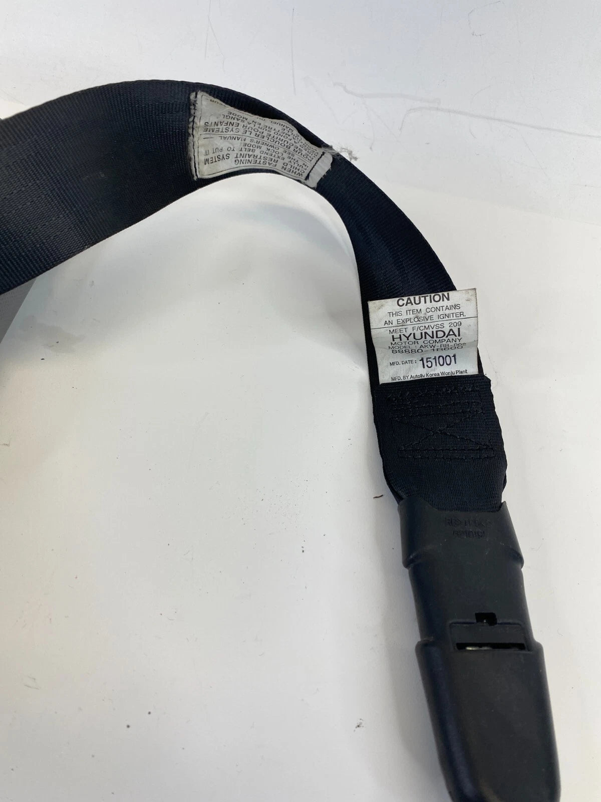 2012-2017 HYUNDAI ACCENT RIGHT FRONT SEAT BELT RETRACTOR FR RH 88880-1R600RY OEM