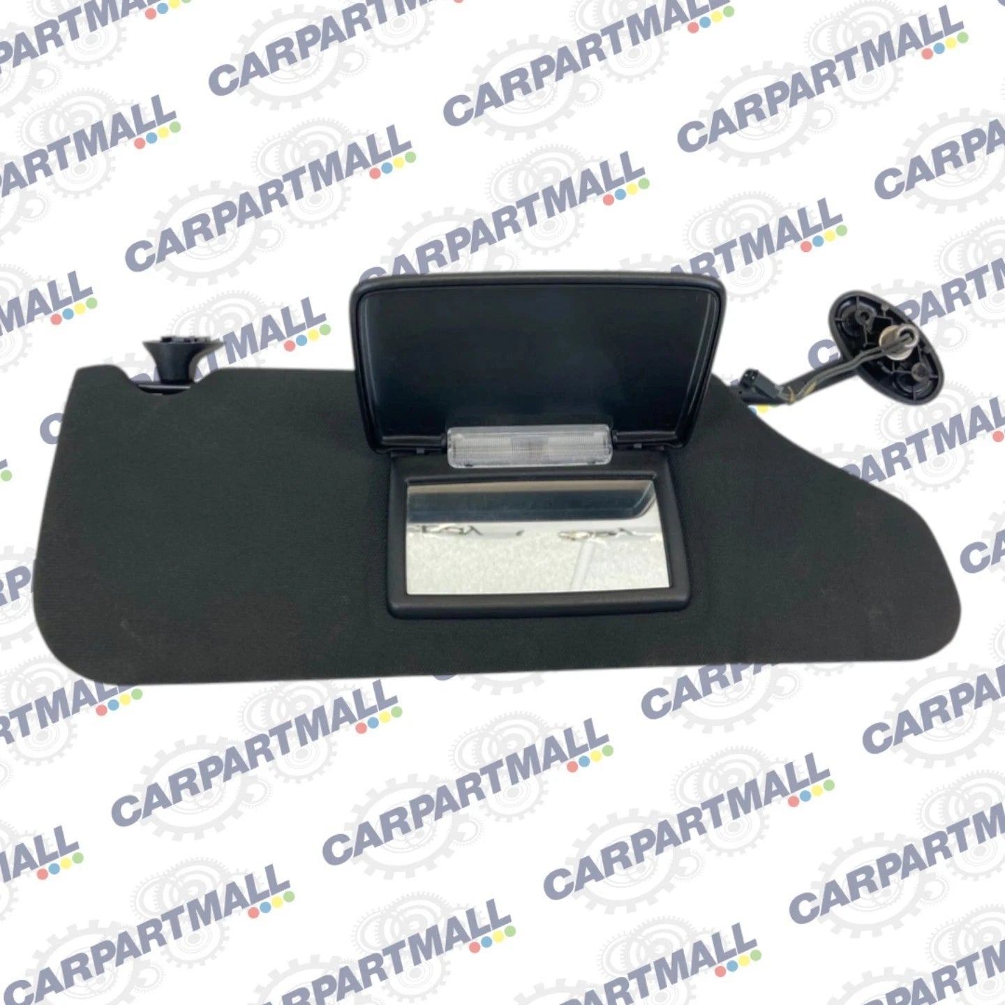 11-14 DODGE AVENGER RIGHT PASSENGER SIDE SUNVISOR SUN VISOR ILLUMINATED BLACK
