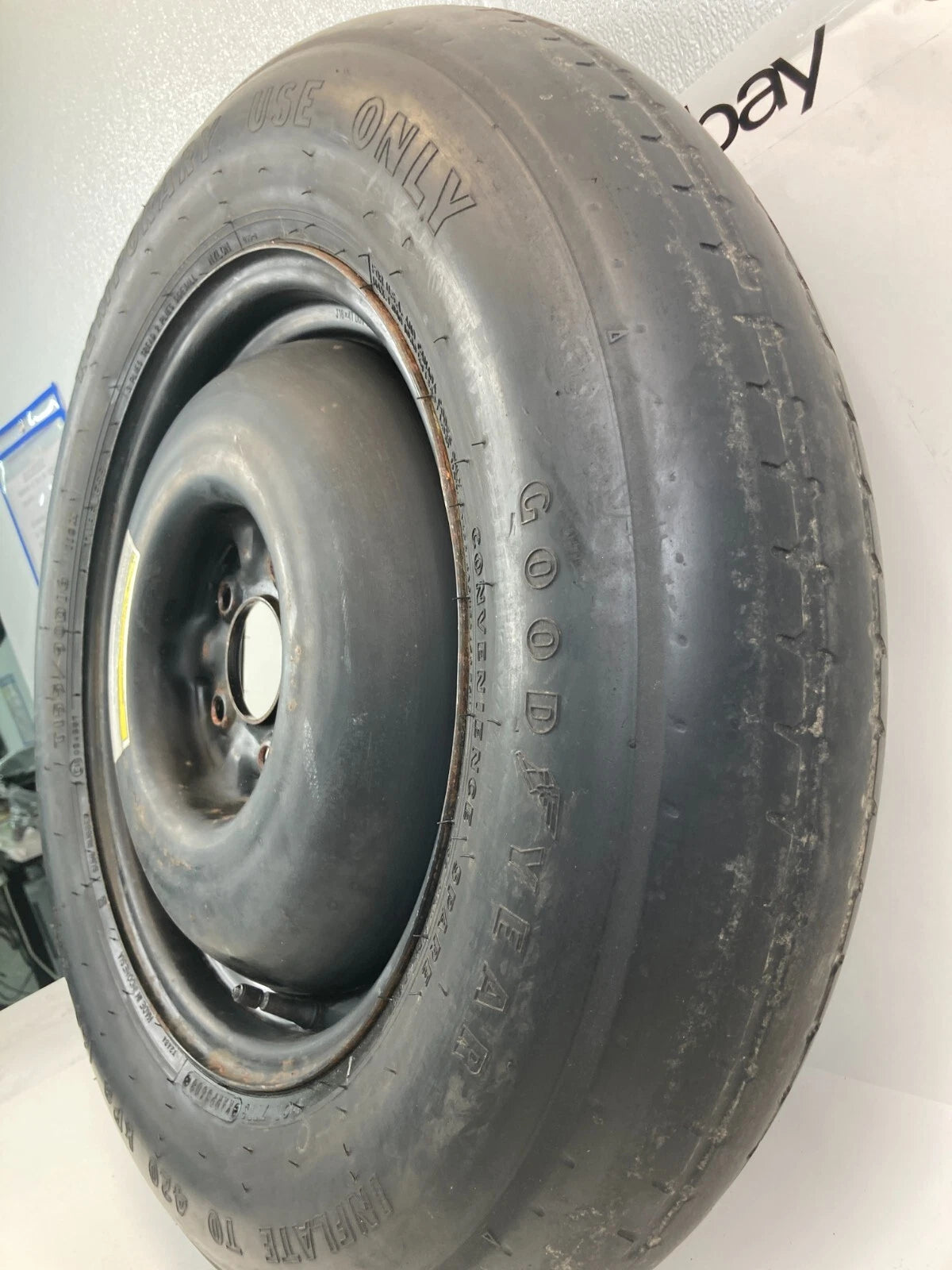 2008-2010 NISSAN ROGUE SPARE TIRE COMPACT RIM DONUT WHEEL T155/90D16 OEM