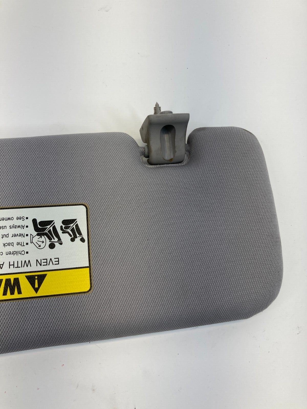 2011-2014 Hyundai Sonata Right Passenger Sunvisor Sun Visor Cltoh Gray OEM