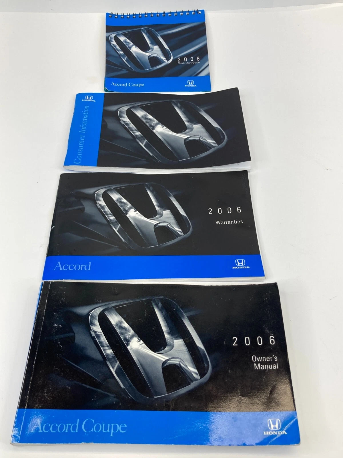 2006 HONDA ACCORD COUPE OWNER'S MANUAL WARRANTIES & QUICK START GUIDE BOOKS OEM