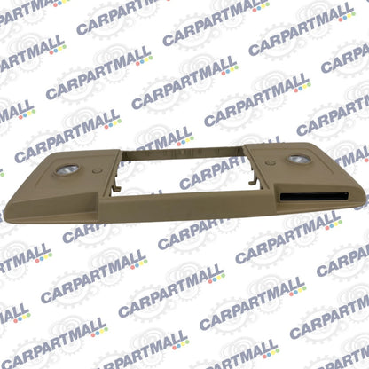 08-17 BUICK ENCLAVE UPPER REAR ROOF CONSOLE DVD SCREEN BEZEL TRIM ASSEMBLY