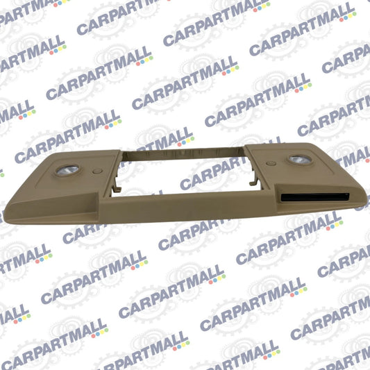 08-17 BUICK ENCLAVE UPPER REAR ROOF CONSOLE DVD SCREEN BEZEL TRIM ASSEMBLY