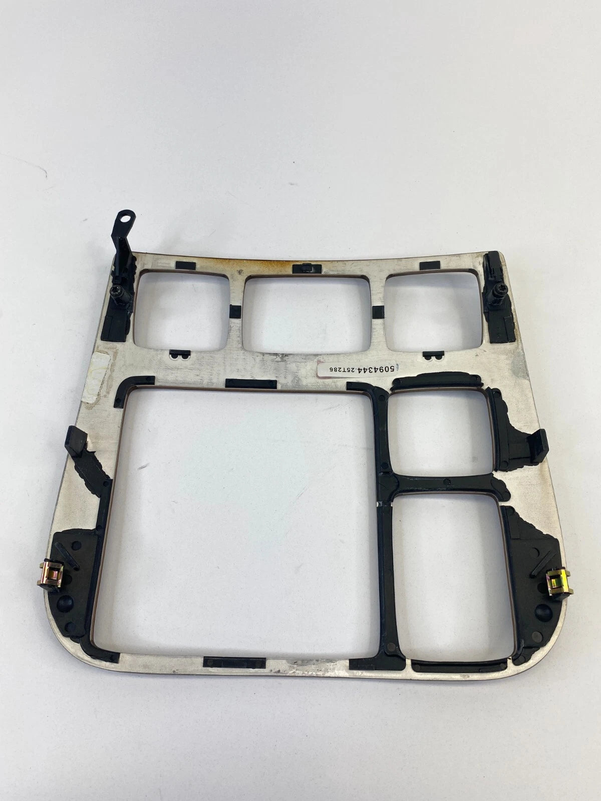 2000-2002 MERCEDES-BENZ S500 CENTER DASH RADIO AC CLIMATE CONTROL BEZEL TRIM OEM