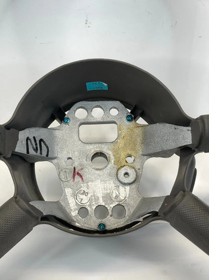 2001 2002 CHRYSLER PT CRUISER BLACK LEATHER STEERING WHEEL WITHOUT CONTROLS OEM