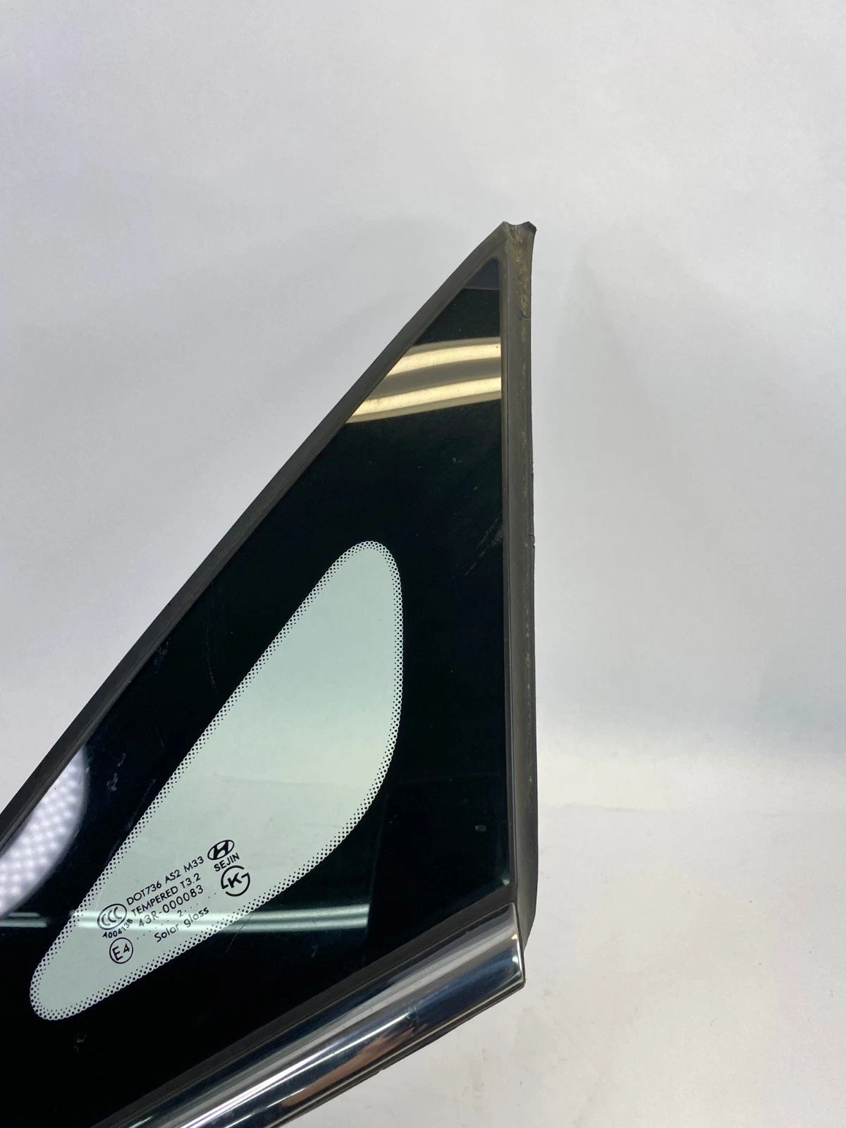 2011-2015 HYUNDAI SONATA QUARTER WINDOW GLASS REAR RIGHT OEM FACTORY 87820-3S100