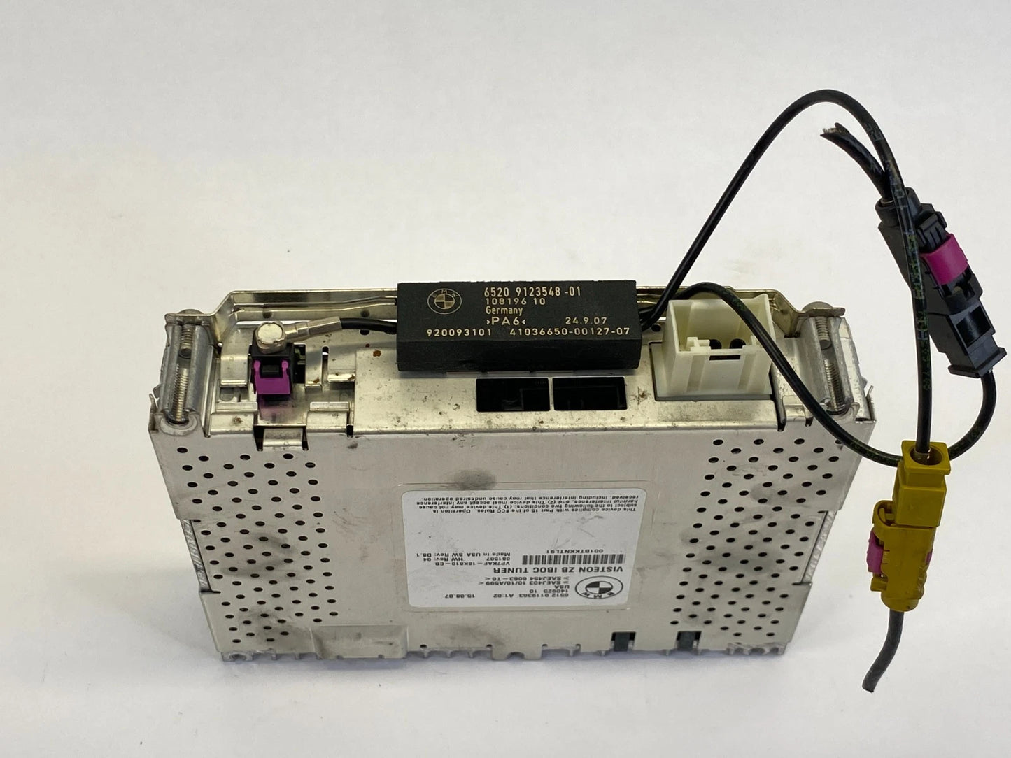 2008 BMW E60 535XI VISTEON HD RADIO TUNER RECEIVER MODULE OEM 65129119363
