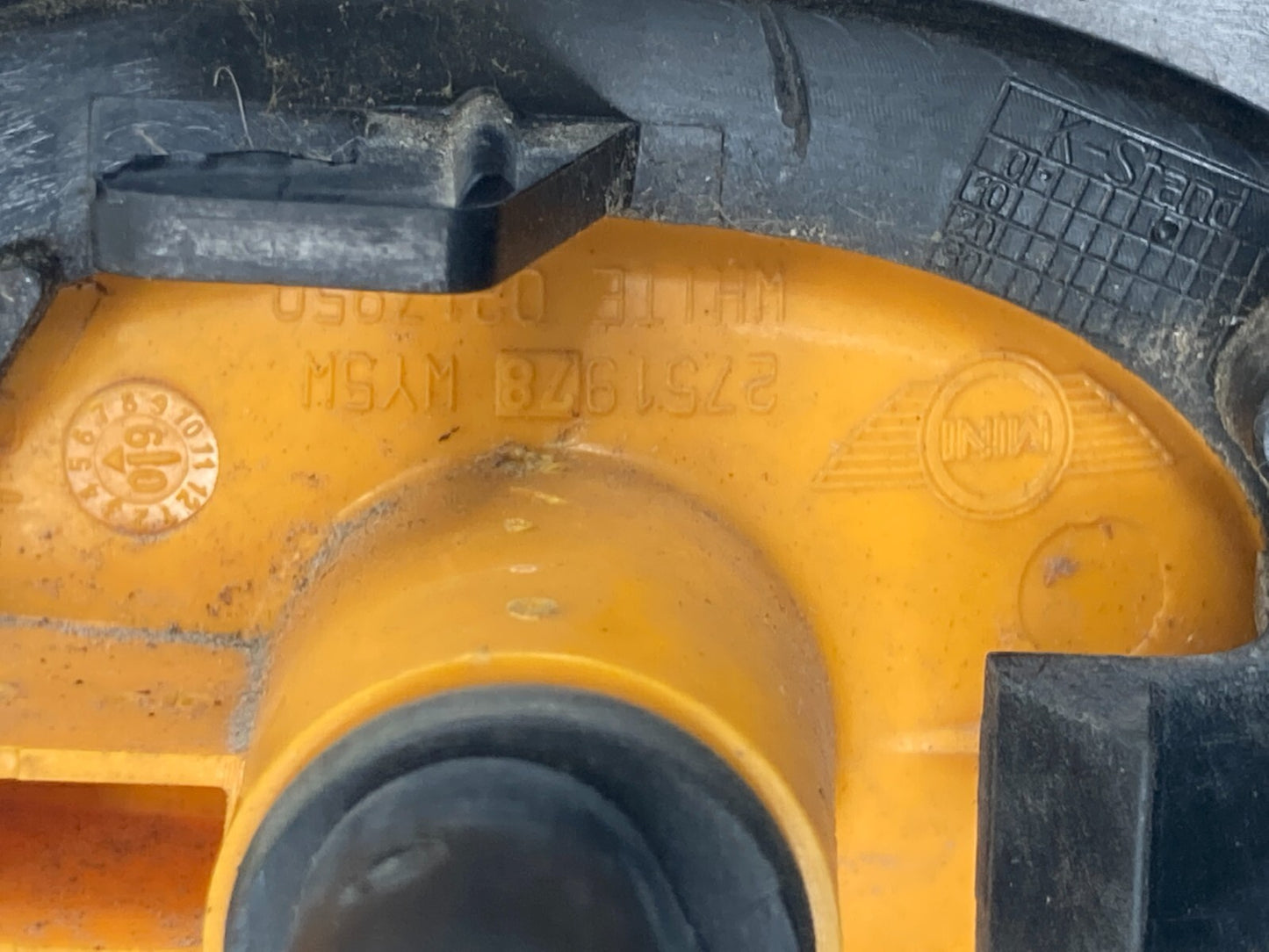 07-10 Mini Cooper Left Driver Side Fender Marker Repeater Light 2751503 OEM