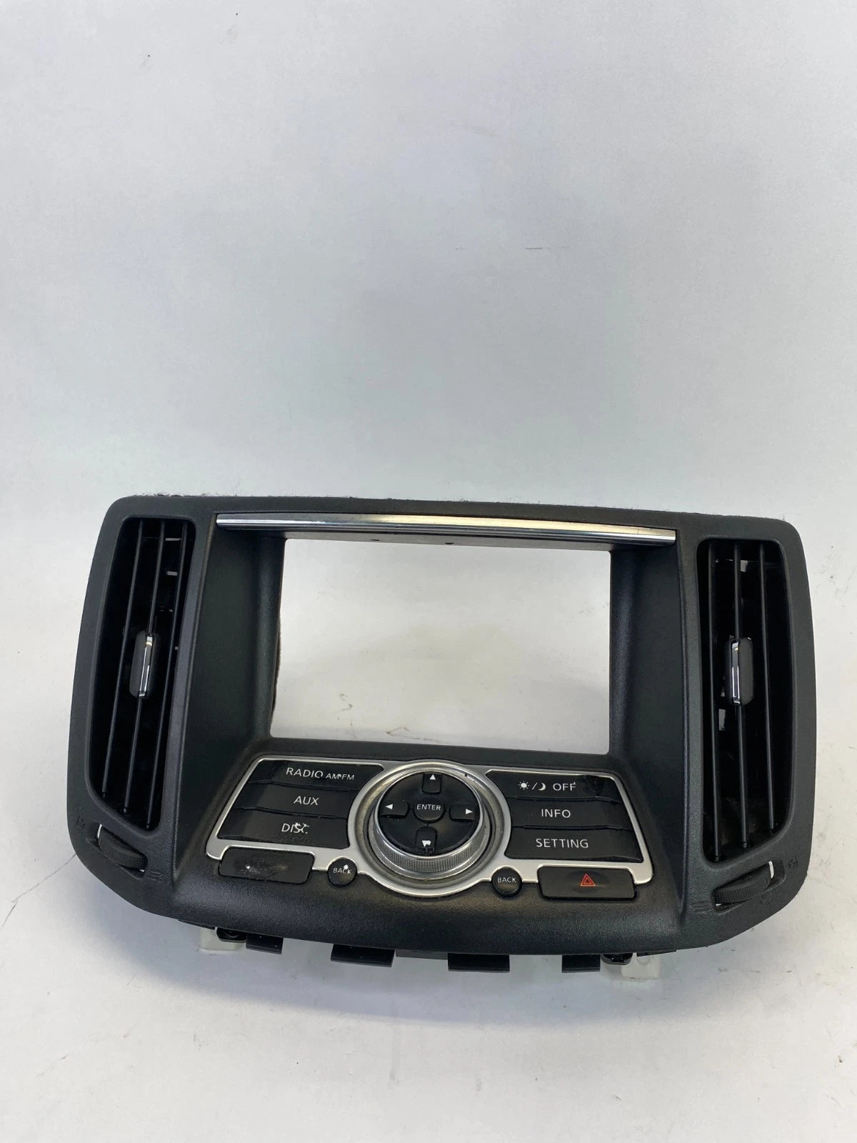 2007 2008 INFINITI G35 SEDAN FACEPLATE RADIO INFO DISPLAY CONTROL 28395JK60B OEM