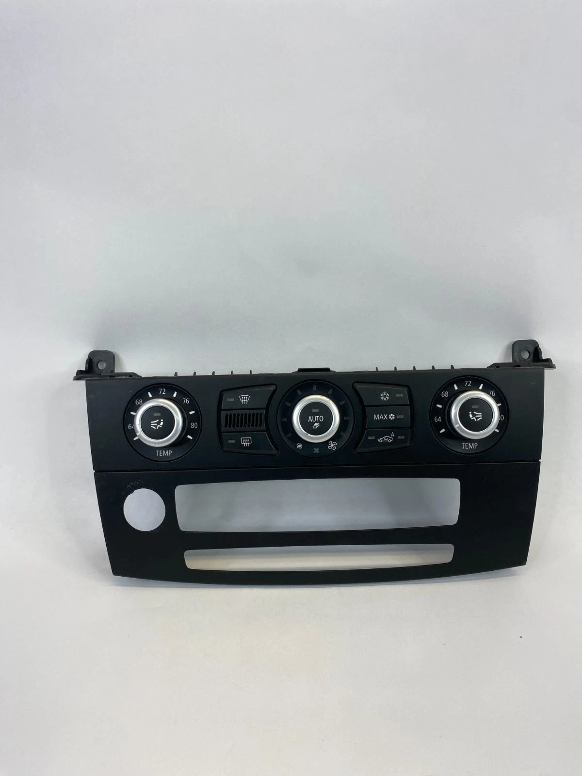 2008 BMW E60 535XI A/C TEMPERATURE CLIMATE CONTROL SWITCH W/ BEZEL 64119161610