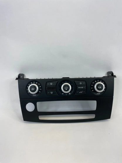 2008 BMW E60 535XI A/C TEMPERATURE CLIMATE CONTROL SWITCH W/ BEZEL 64119161610