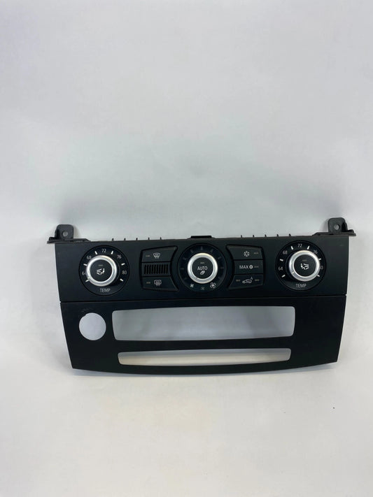 2008 BMW E60 535XI A/C TEMPERATURE CLIMATE CONTROL SWITCH W/ BEZEL 64119161610