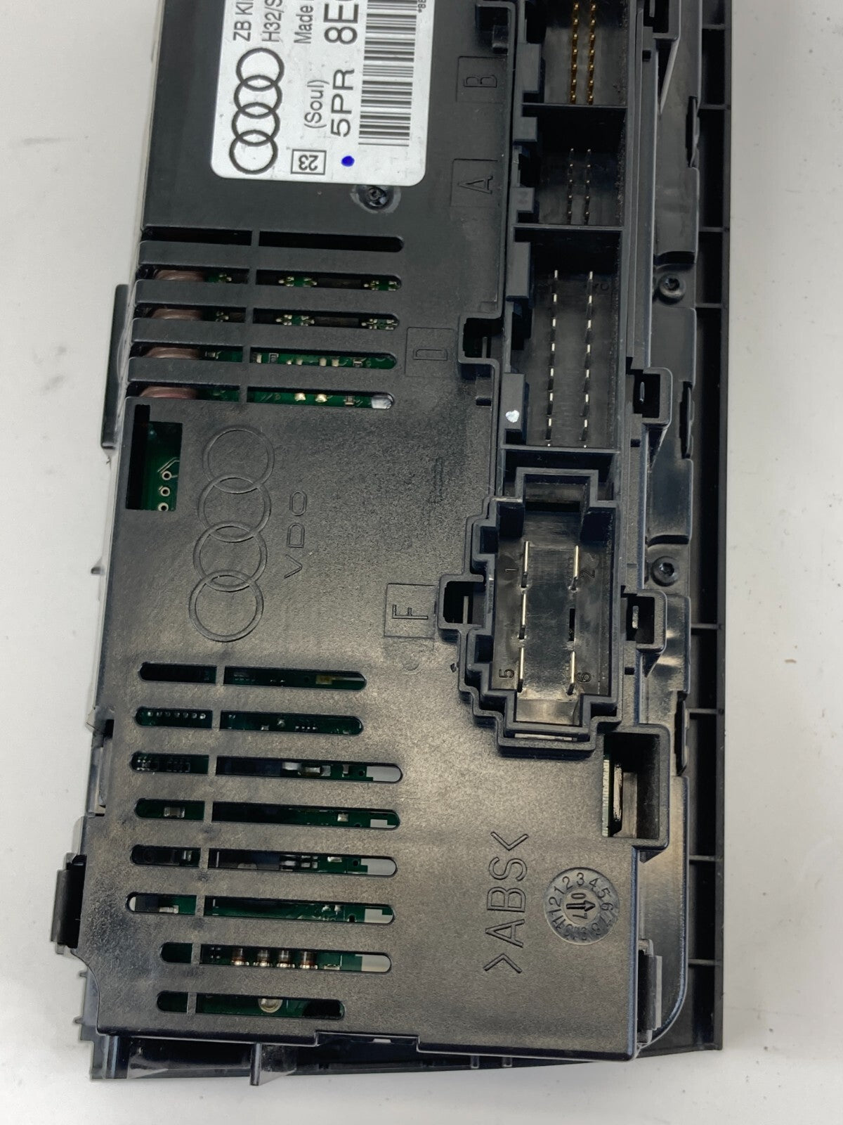 05-09 Audi A4 Dash A/C Heater Temperature Switch Climate Control 8E0-820-043-BL