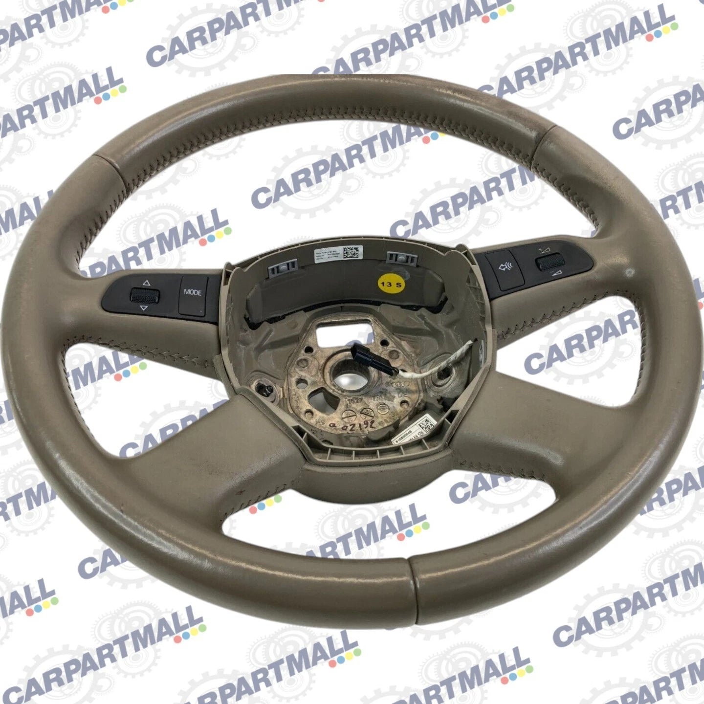 2006-2011 AUDI A6 STEERING WHEEL W/ CONTROLS SWITCH ASSEMBLY 4E0-419-091-AH OEM