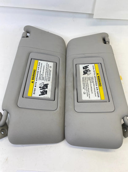 2001-2005 MERCEDES-BENZ C240 4MATIC SUNVISORS PAIR SET LEFT RIGHT GRAY OEM