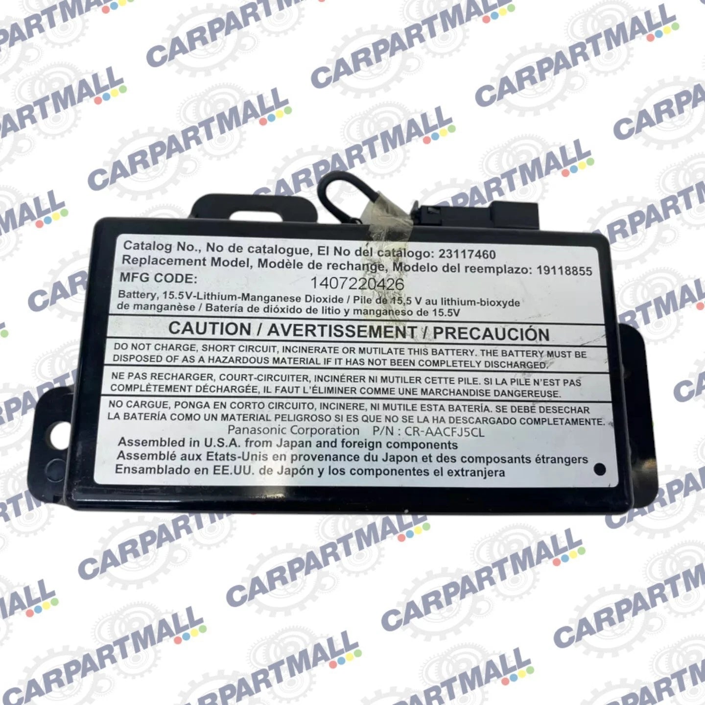 2015 CHEVROLET SONIC BACKUP BATTERY CONTROL MODULE BCU BCM UNIT 23117460 OEM