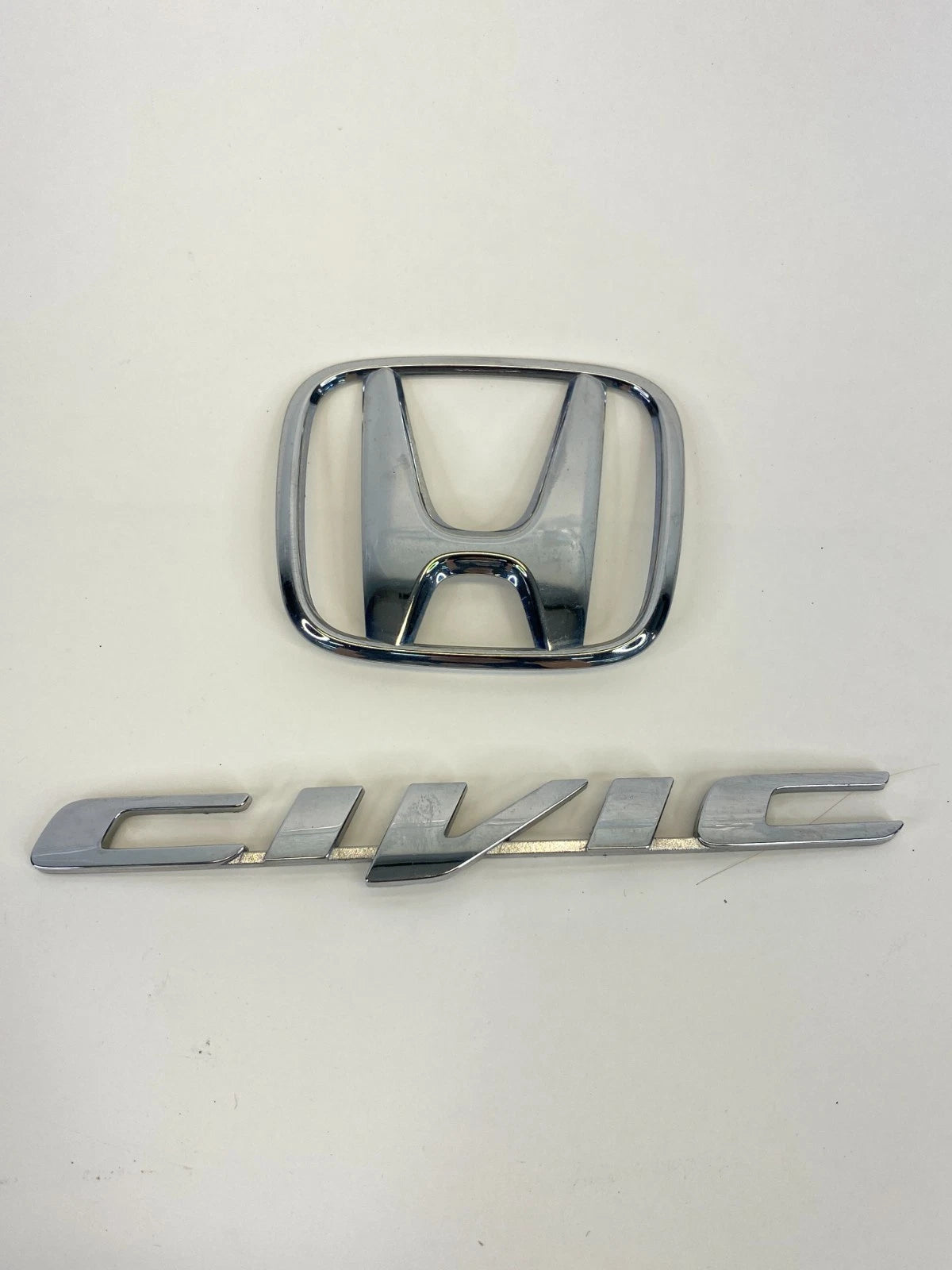 2013-2015 HONDA CIVIC REAR TRUNK LID EMBLEM LOGO BADGE CHROME 75701-TR6-0030 OEM