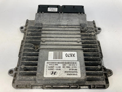 2011-2013 HYUNDAI SONATA 2.4L AT ENGINE CONTROL MODULE ECM ECU 39111-2G670 OEM