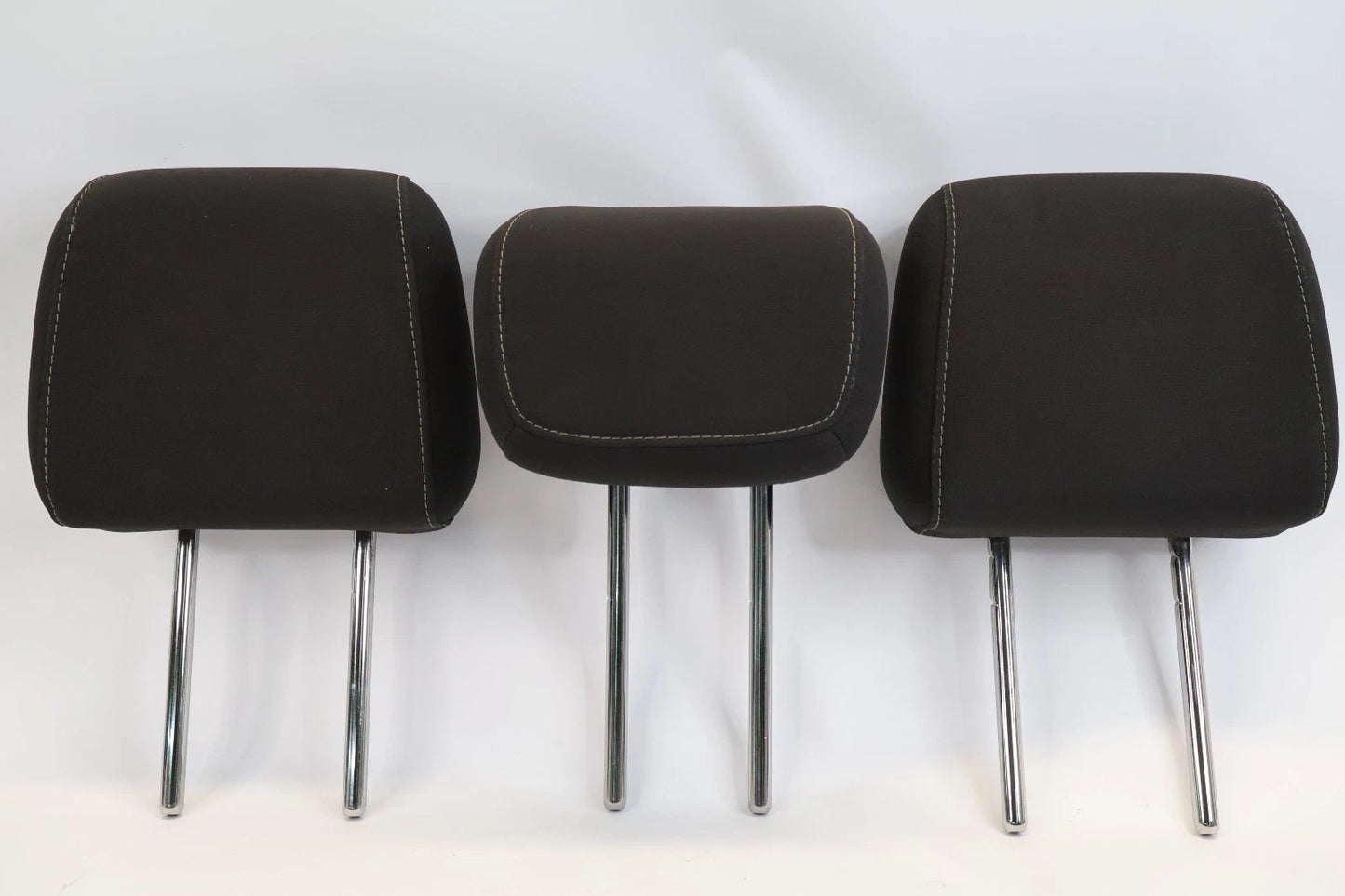 2015-2018 FORD FOCUS SEDAN REAR SEAT HEADREST SET LEFT RIGHT MIDDLE 3PC OEM