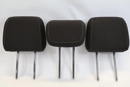 2015-2018 FORD FOCUS SEDAN REAR SEAT HEADREST SET LEFT RIGHT MIDDLE 3PC OEM
