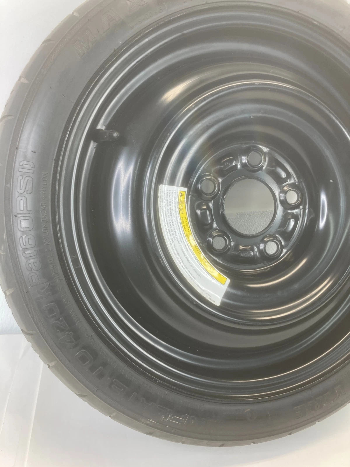 2013-2015 NISSAN SENTRA EMERGENCY SPARE TIRE COMPACT DONUT WHEEL T125/70D16 96M
