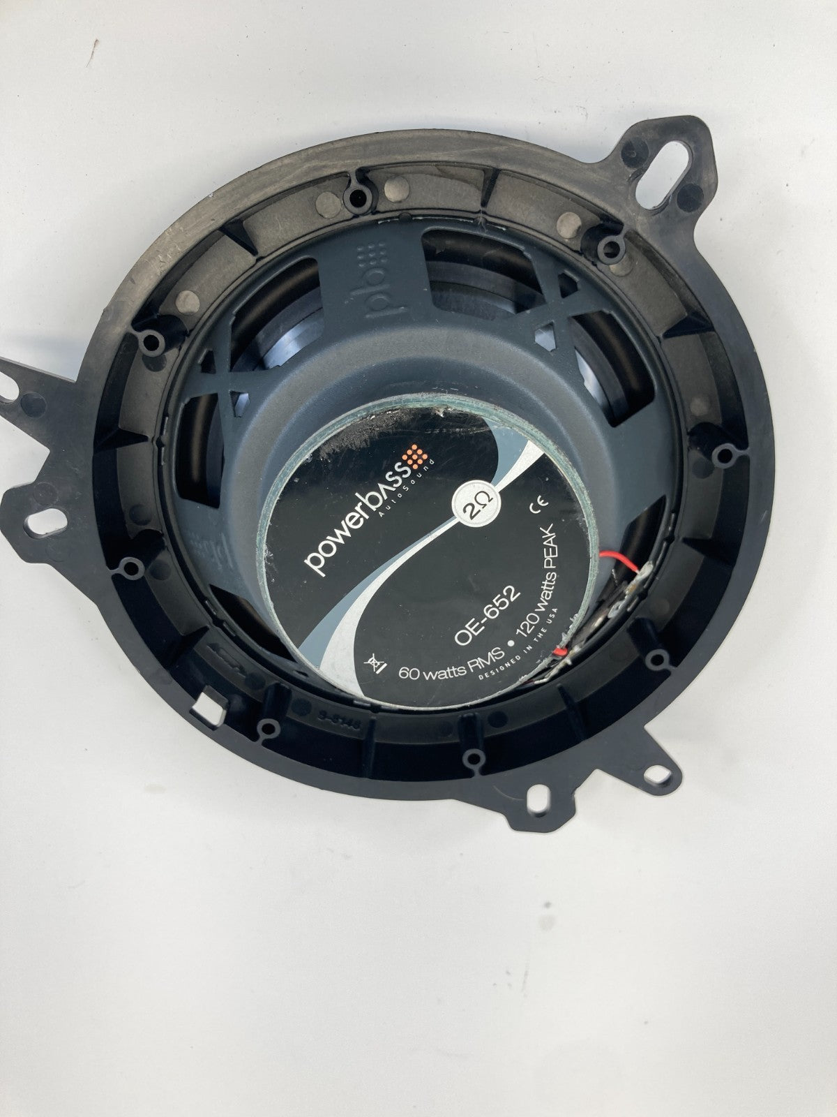 Powerbass OE-652 6.5" Co-Axial Full-Range Door Speaker Audio 2OHM