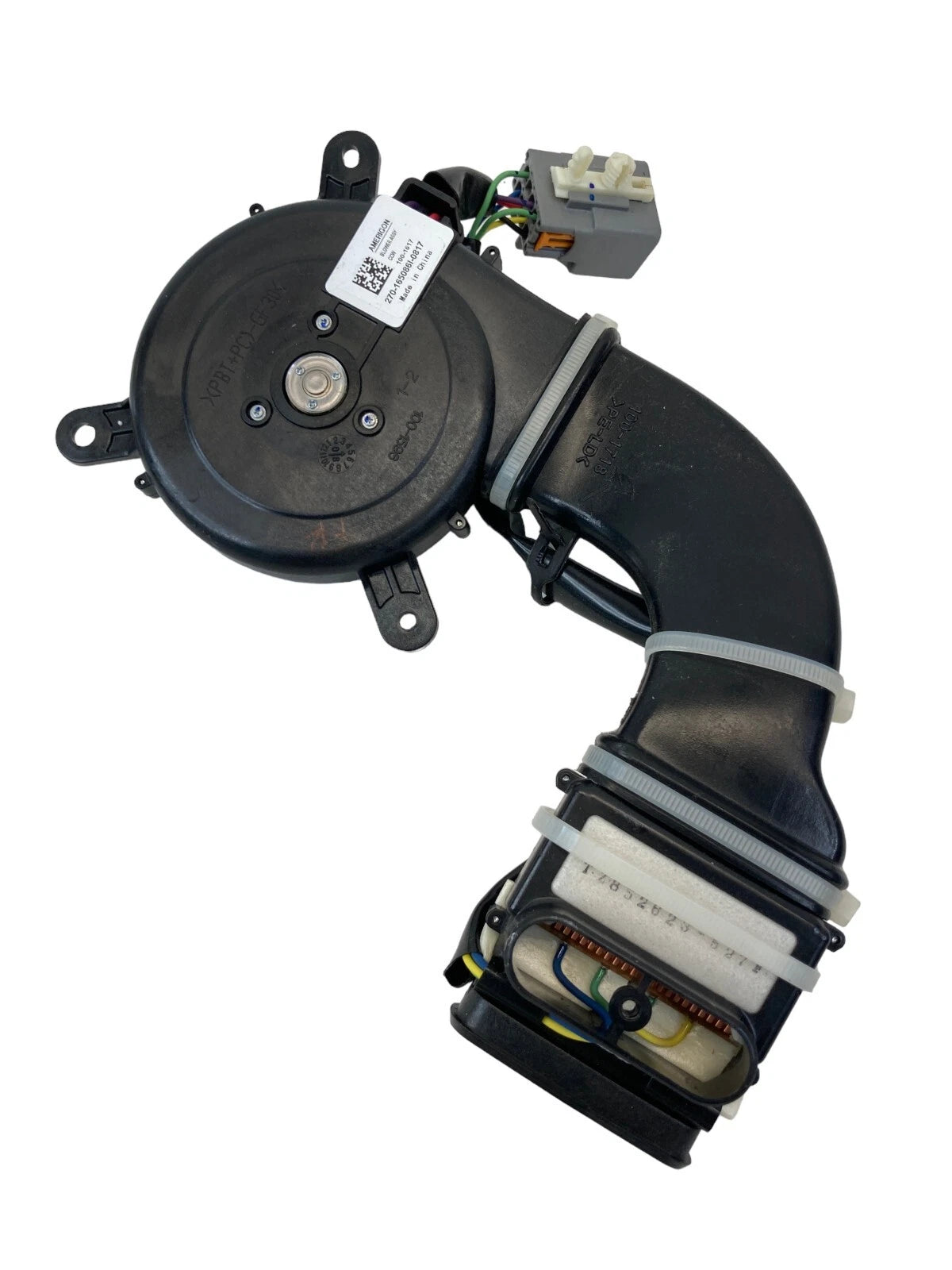 09-15 JAGUAR XF FRONT RIGHT PASSENGER SEAT LOWER BLOWER MOTOR FAN L0096111-AC02